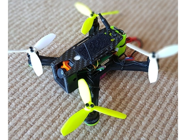 hotwirex140 v2 racing mini quadcopter frame 140mm x r c i veicoli 1104 140 miniquadcopter quad betaflight diydrones drone fpv fotogramma corporates (c) vli miniquad telaio quadrocopter 3D print model - Mito3D