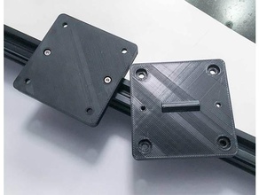 2020 d'extrusion de plaque montage le bricolage extrusion 20x20 l'extrusion d'aluminium openbeam 3d print model - Mito3D