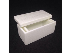parallel hinged box containers build construction container hinge hinges 3d print model - Mito3D