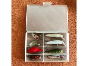 fishing lure box small outdoor & garden fish 3d print model - Mito3D
