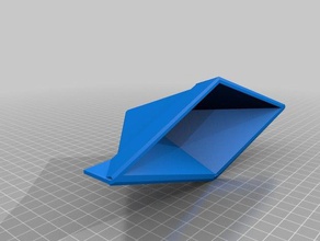 origami-Papier-Hut Requisiten hat Modell origami 3d print model - Mito3D