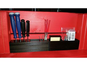 tool holder my 3d box organization ikea knagglig storage 3d print model - Mito3D