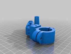 il mio personalizzato gopro supporto del manubrio la fotocamera su misura 3d print model - Mito3D