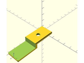 z bracket parametric diy 3d print model - Mito3D