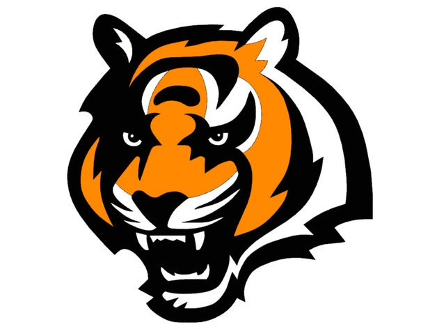 les bengals de tiger logo signes et logos Le 3d insigne cincinnati football l'équipe la nfl 3D print model - Mito3D