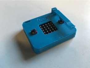 bbc micro bit - mors kodu elektronik microbit durumda mikro morse 3d print model - Mito3D