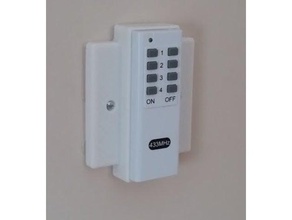 uk household light switch cover 433mhz remote socket controller control british home lighting maplin holder 3d print model - Mito3D