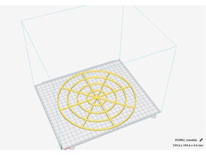 mandala régua a arte 3d print model - Mito3D
