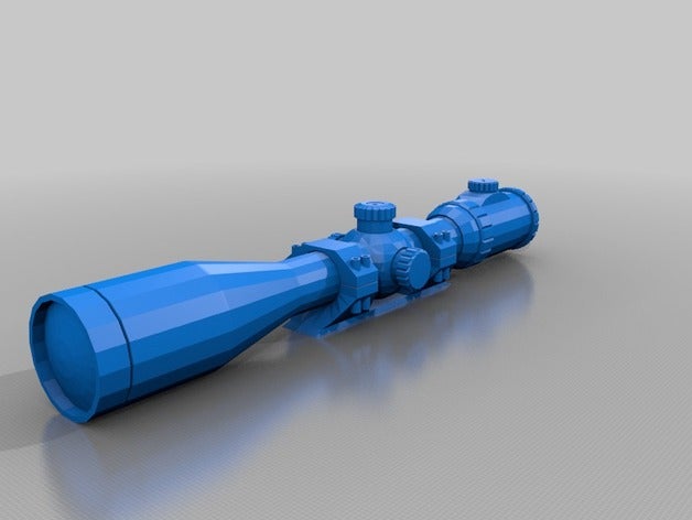 sniper rifle scope models weapon weapons 3D print model - Mito3D