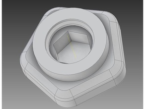 knob screw ws 10 14 replacement parts 10-14 3d print model - Mito3D