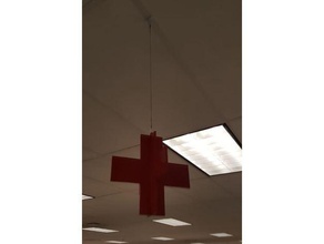 first aid sign decor 3d print model - Mito3D