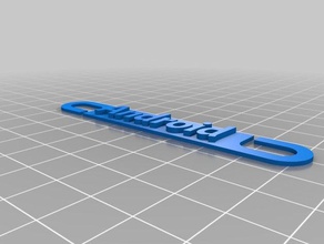 customized cable labels - android organization 3d print model - Mito3D