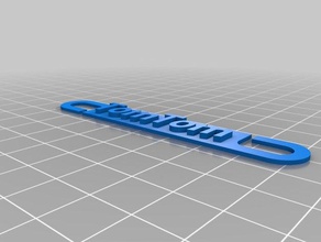 customized cable labels - tomtom organization 3d print model - Mito3D