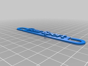 customized cable labels - gear sport organization 3d print model - Mito3D