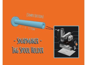 snapmaker 1 kg spool-Halter-Erweiterung 3d-Drucker Teile 1kg 3 diy einfach drucken - Erweiterung gleiten Kleber Halter Schlauch kickstarter lange ein Teil Drucker kurz spool tube 3d print model - Mito3D