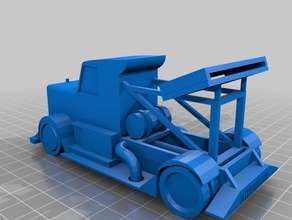 race truck automotive car diesel racecar 3d print model - Mito3D