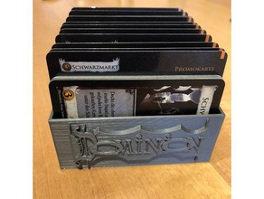 dominion promo card box logo toy & game accessories sorting storage 3d print model - Mito3D