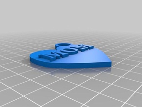 mom Schlüsselanhänger keychain Tag mutter-tag schl sselanh Finger 3d print model - Mito3D