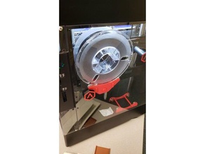 adjustable mountable filament spooler raise3d n2 n2+ 3d printer accessories holder spool filament-spool plus 3d print model - Mito3D