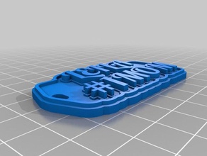 leilaamom keychains customized 3d print model - Mito3D