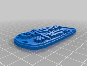 cl udiamom keychains customized 3d print model - Mito3D