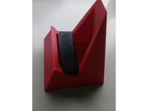 solida piramide telefono supporto per il tablet personalizzabile gadget titolare stand smartphone 3d print model - Mito3D