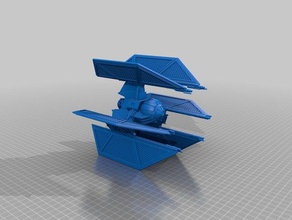 legion scale tie defender games 3d print model - Mito3D