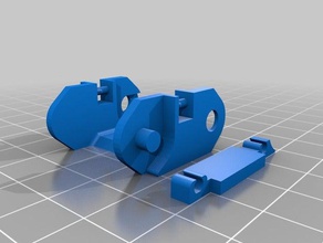 sürükle zincir 20 mm parçalar cnc zincirleri 3d print model - Mito3D