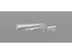fortnite pompe shootgun arme les jeux vidéo jeu d'impression 3d print model - Mito3D