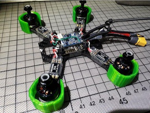 japalura İHA - motor koruma r c araçlar tampon kaza drohne drone hızlı gerçek gardiyan yarış schutz küçük 3d print model - Mito3D