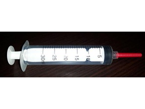 syringe needle parts 3d print model - Mito3D