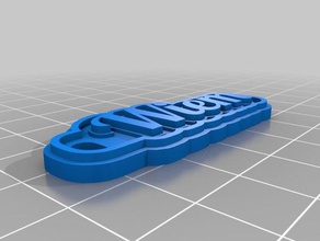 wiem llaveros personalizado 3d print model - Mito3D