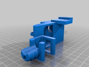 jgaurora a5 hot'n cold duct tube mount ir 3d printer parts 3d print model - Mito3D