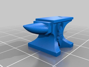 dwarf anvil & alter toys games dungeons dragons openforge 3d print model - Mito3D