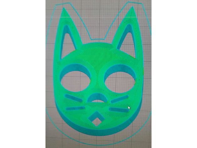 portachiavi gatto i 3D print model - Mito3D