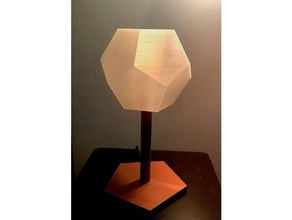 dodecahedron lamba dekor 3d print model - Mito3D
