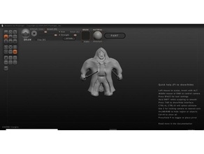 cloaked warrior 3d printing first sculp fun designs hoodies sculptris 3d print model - Mito3D