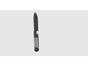haste shiv tri-lâmina de faca lâmina serralheiro tri-pá 3d print model - Mito3D