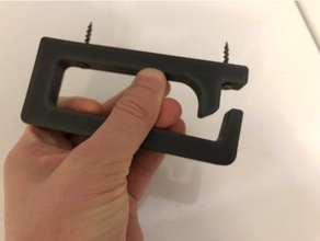 masa kablo yönetimi kanca altında organizasyon klipsi rehberi tutucu düzenleyici clip gizli hooks monte edin düzenlemek masanın deskmount 3d print model - Mito3D