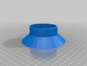 my customized parametric funnel - using outer edges 120 20 795 25 kitchen & dining 3d print model - Mito3D