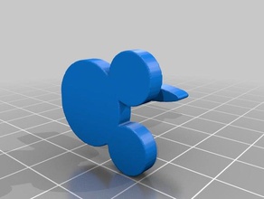 mickey cufflinks accessories cuff cufflink disney 3d print model - Mito3D