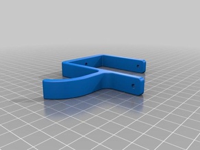 cubicle hangers - 2 inch wall office hook hanger 3d print model - Mito3D