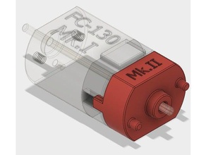 fc-130 fk-180 motor adapter toys & games slotcar slot car 3d print model - Mito3D