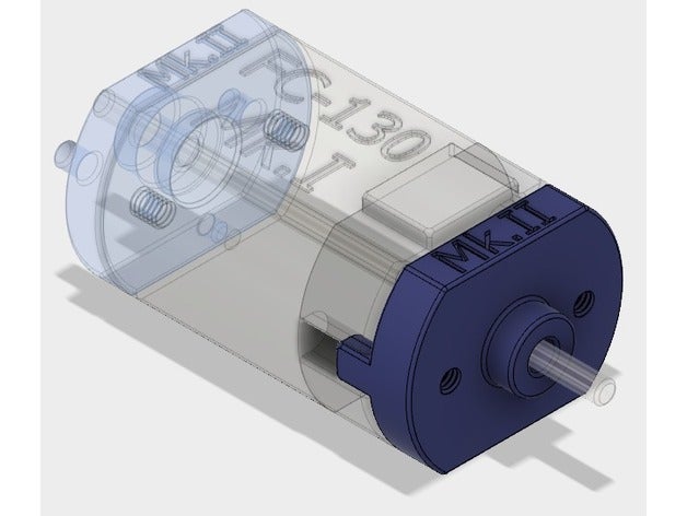 fc-130 fk-180-motor-adapter Spielzeug & Spiele fk-130 slotcar slot car 3D print model - Mito3D