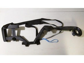 vive stock mk2 adjustable length & height sling swivels video games controller gun htc rifle swivel 3d print model - Mito3D