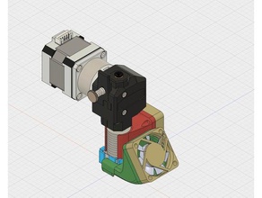 duto do ventilador e3d hotend Impressora 3d de peças 3d print model - Mito3D