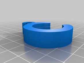 ma personnalisé collier de serrage le bricolage 3d print model - Mito3D