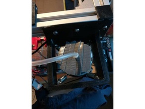 berd air pump mount undocked 3d printer parts hypercube evolution 3d print model - Mito3D