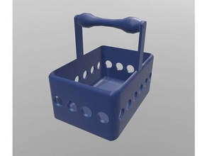 cesta portaobjetos los contenedores la pannier tragekorb 3d print model - Mito3D