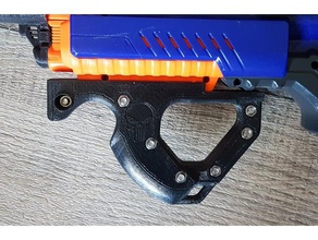 hera styled frontgrip rapidstrike other blasters props foregrip nerf 3d print model - Mito3D